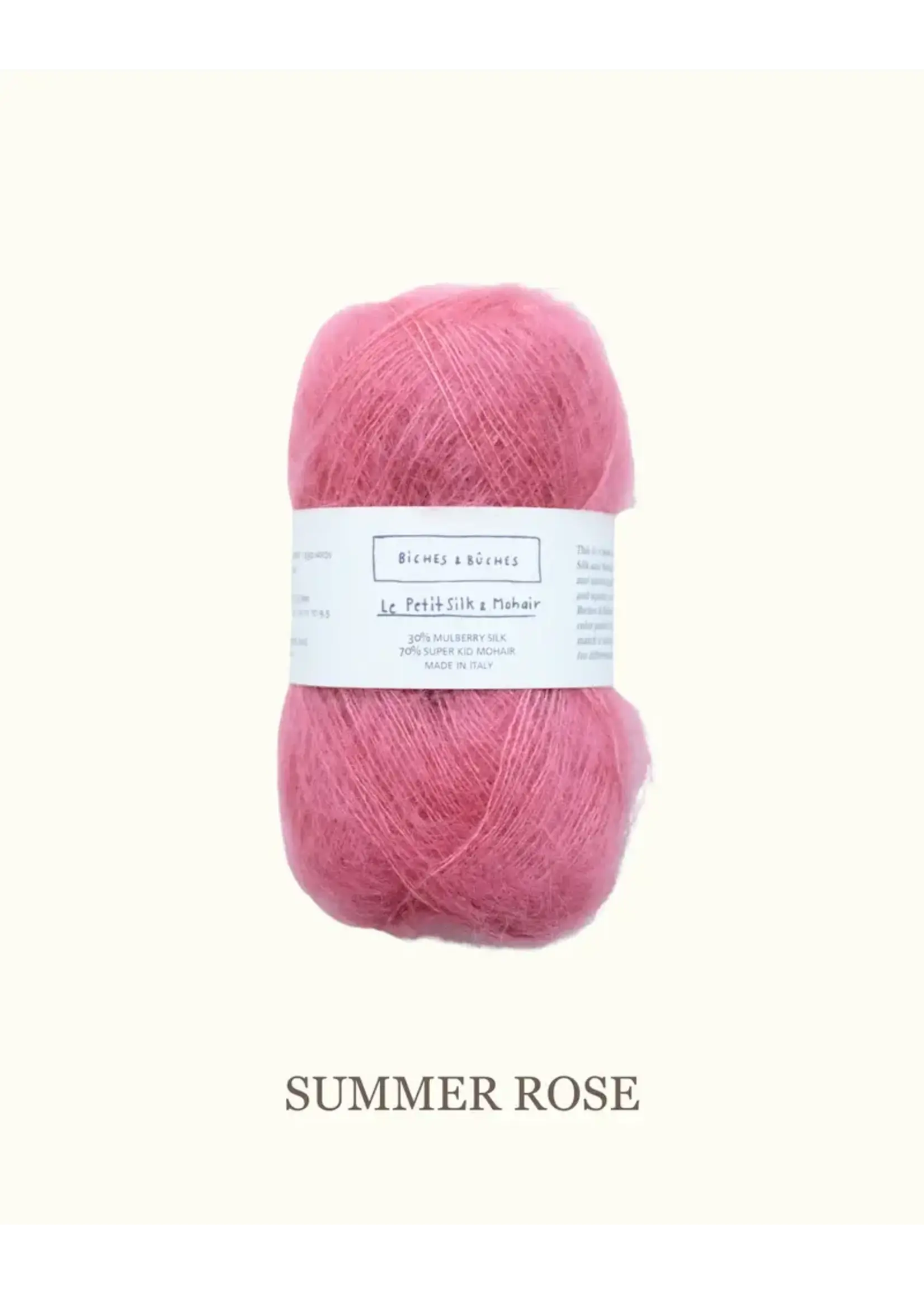 Biches et Bûches Le Petit Silk & Mohair  Summer Rose