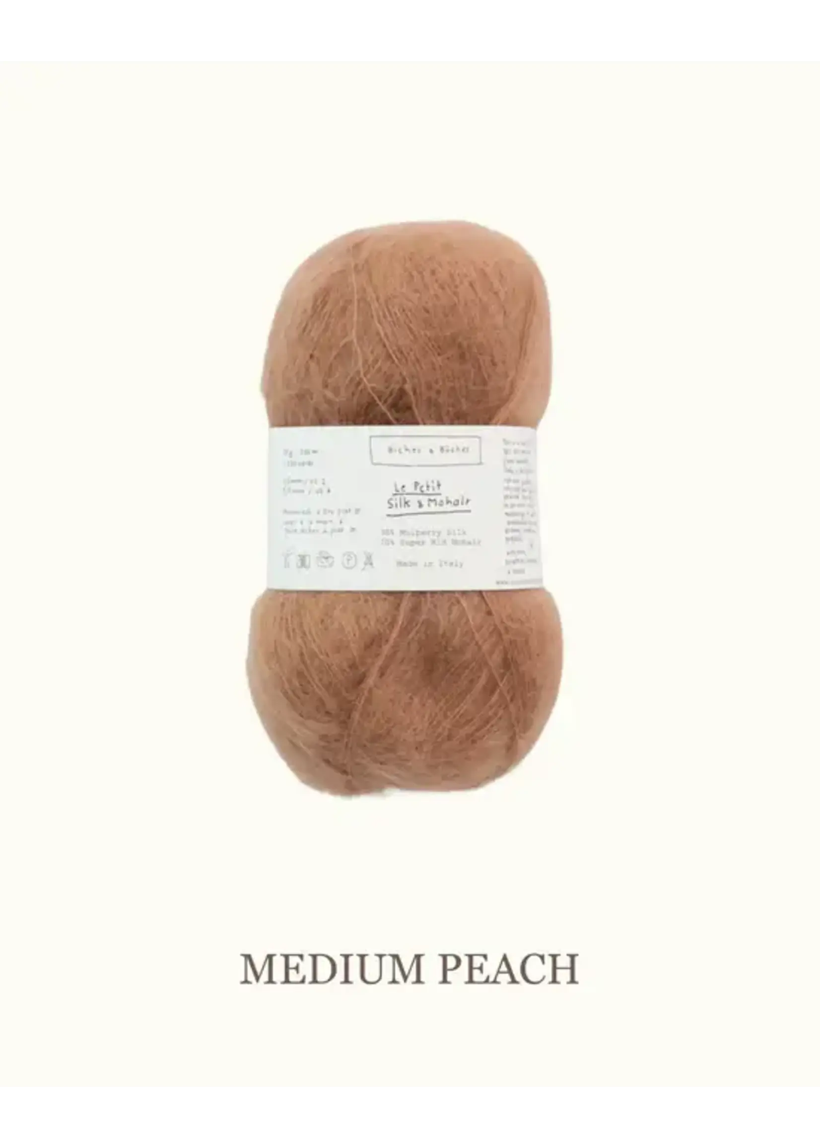 Biches et Bûches Le Gros Silk&Mohair Medium Peach 50 gr