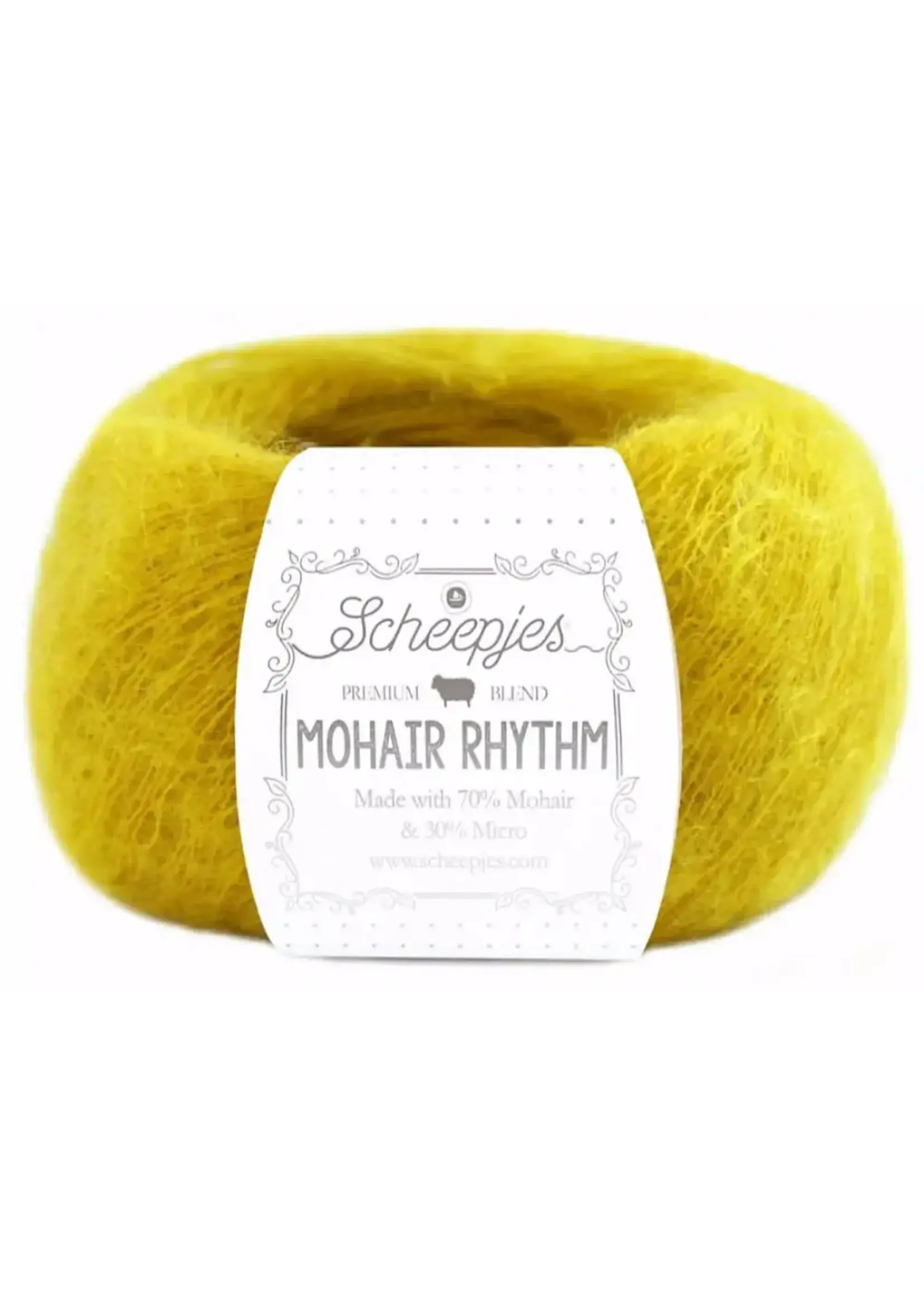 Scheepjes Mohair Rhythm Scheepjes 25gr kleur 688 Disco Geel   OUTLET