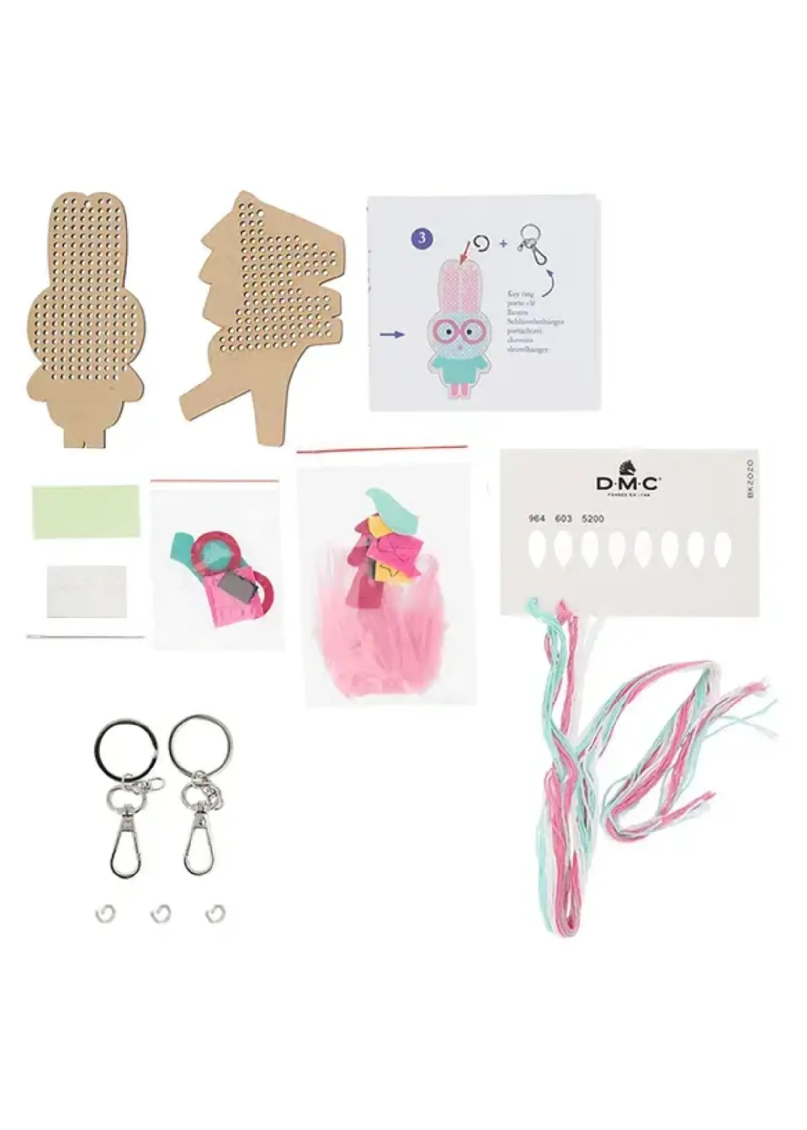 DMC KIDS' KIT  Flip en Flap  kruissteek