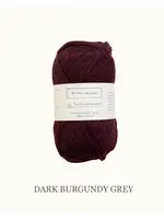 Biches et Bûches Le Petit Lambswool 50 gr Dark Burgundy Grey