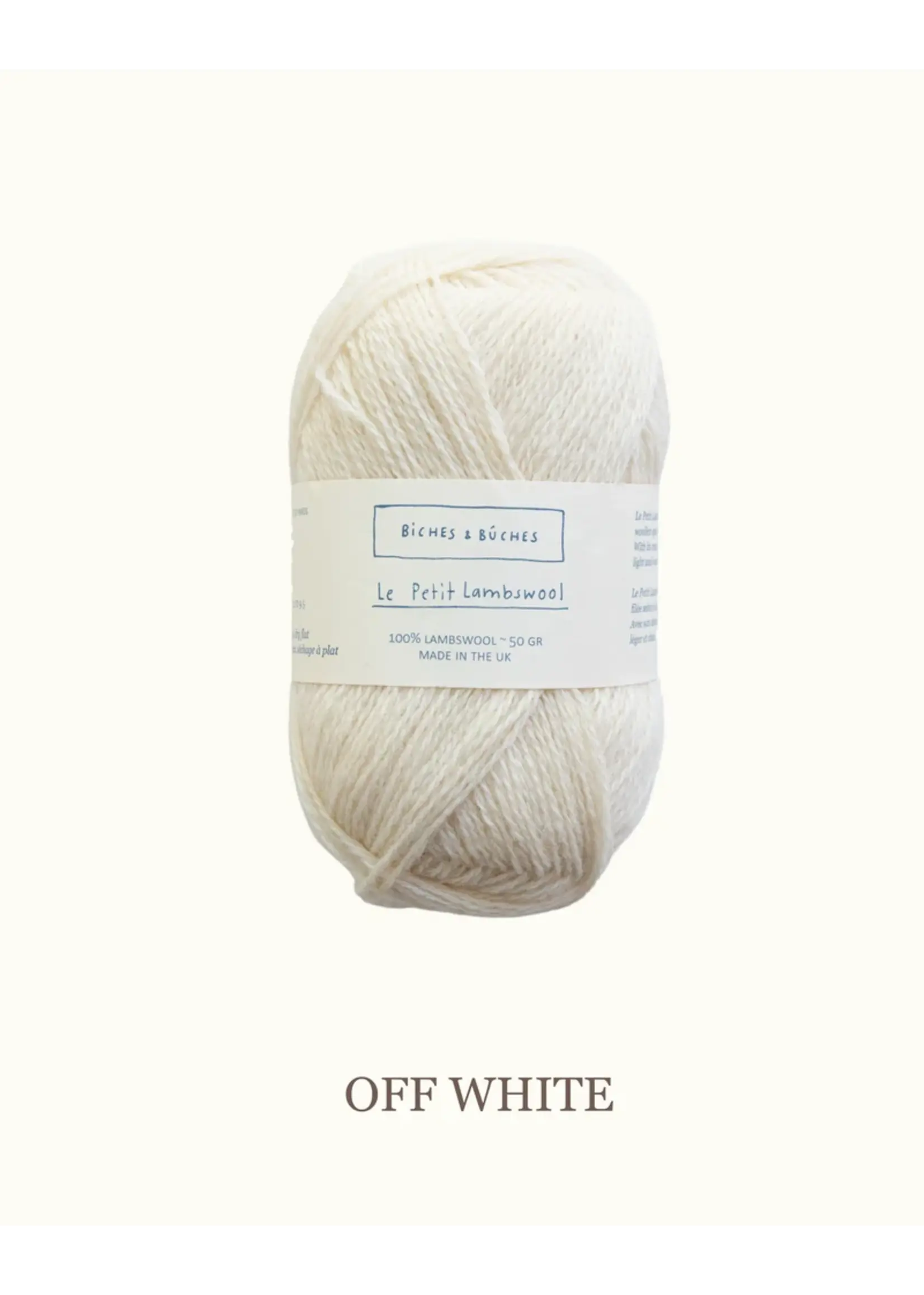 Biches et Bûches Le Petit Lambswool 50 gr Off White