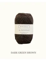 Biches et Bûches Le Petit Lambswool 50 gr Dark Green Brown