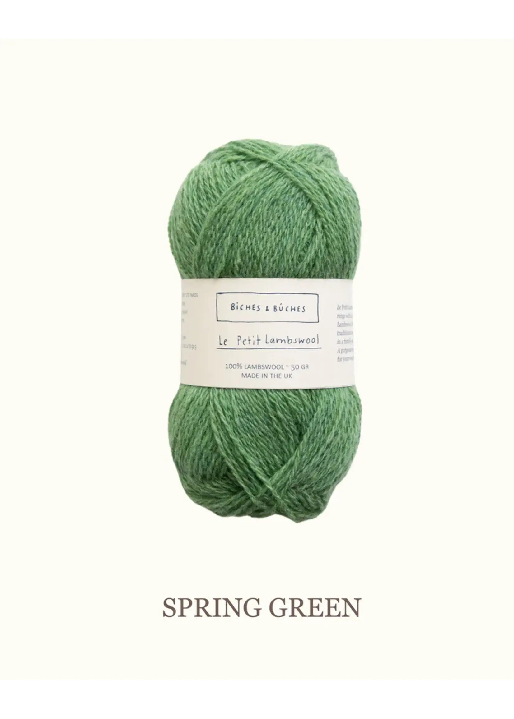 Biches et Bûches Le Petit Lambswool 50 gr Spring Green