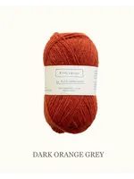 Biches et Bûches Le Petit Lambswool 50 gr Dark Orange Grey