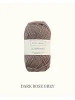 Biches et Bûches Le Lambswool 50 gr Dark Rose Grey