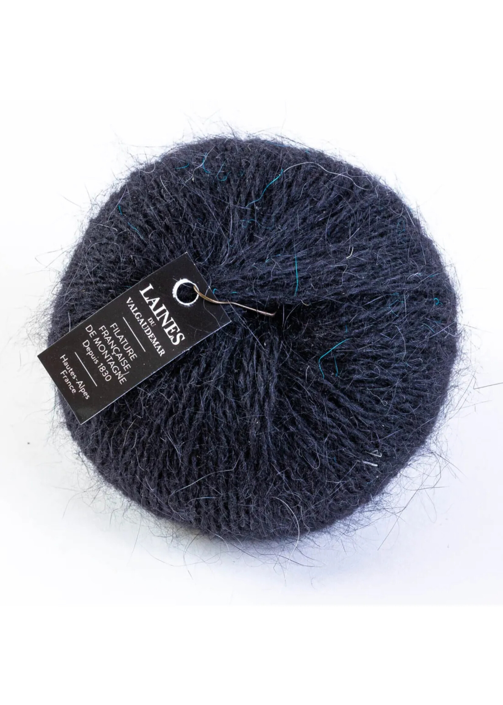Laines du Valgaudemar Angora 100 %  kleur: Zwart   25 gr
