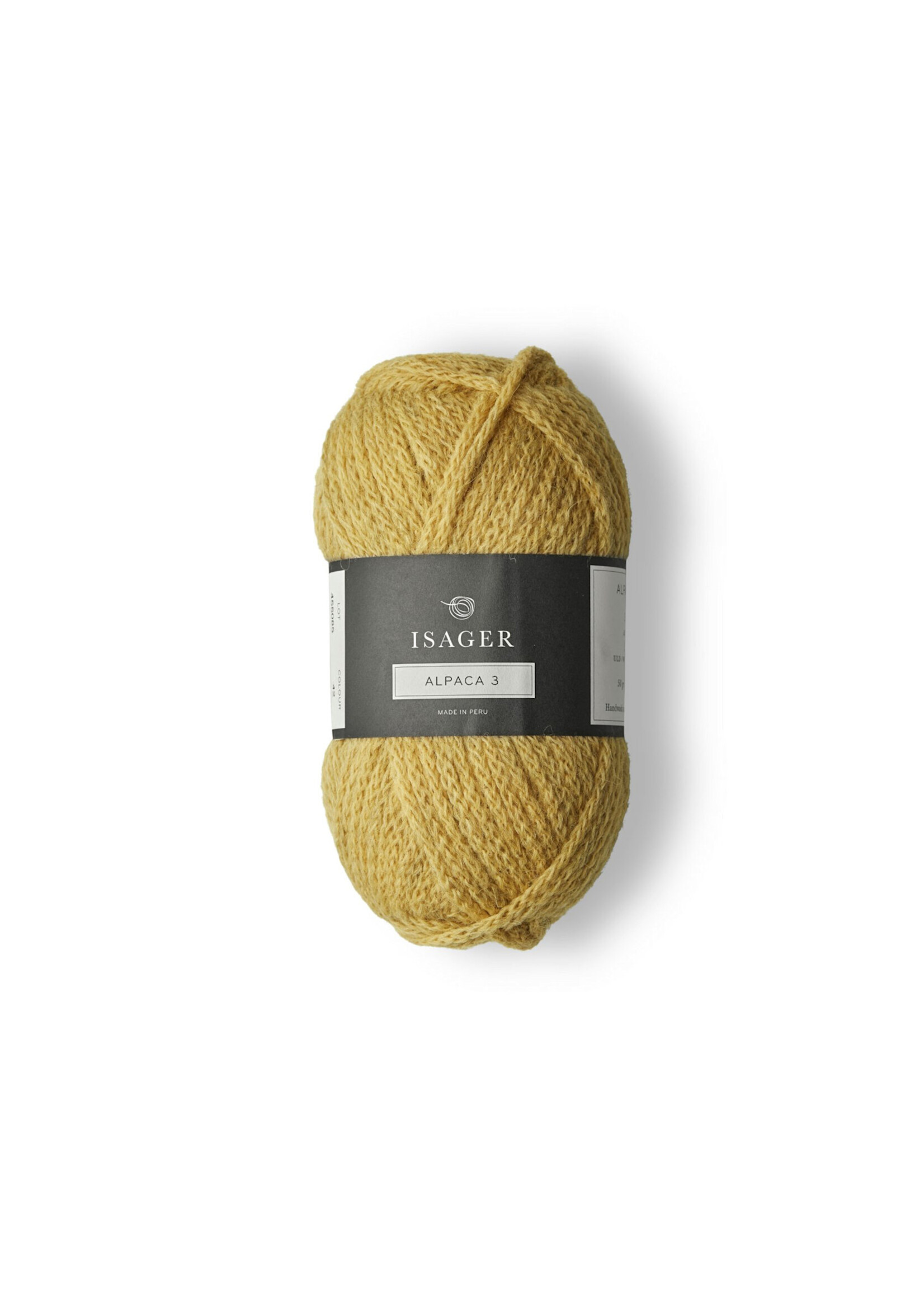 Isager Alpaca 3  Kleur: 59 Zachtgeel   50 gr Isager