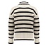 Geisha GEISHA 24544K-29 SWEATER STRIPE BLACK/BEIGE