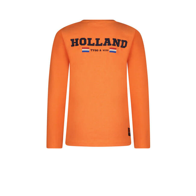 Tygo & Vito TYGO & VITO X208-6424-570 LONGSLEEVE HOLLAND ORANGE