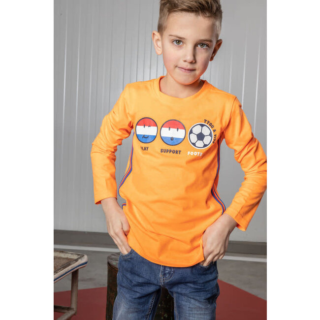 Tygo & Vito TYGO & VITO X208-6424-570 LONGSLEEVE HOLLAND ORANGE