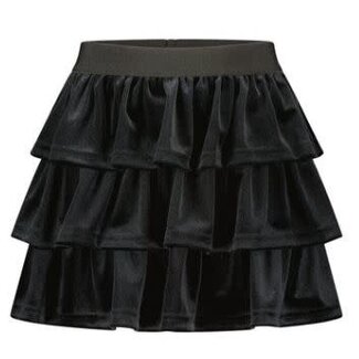 B.nosy B.NOSY Y209-5772-099 VELVET LAYEER SKIRT BLACK