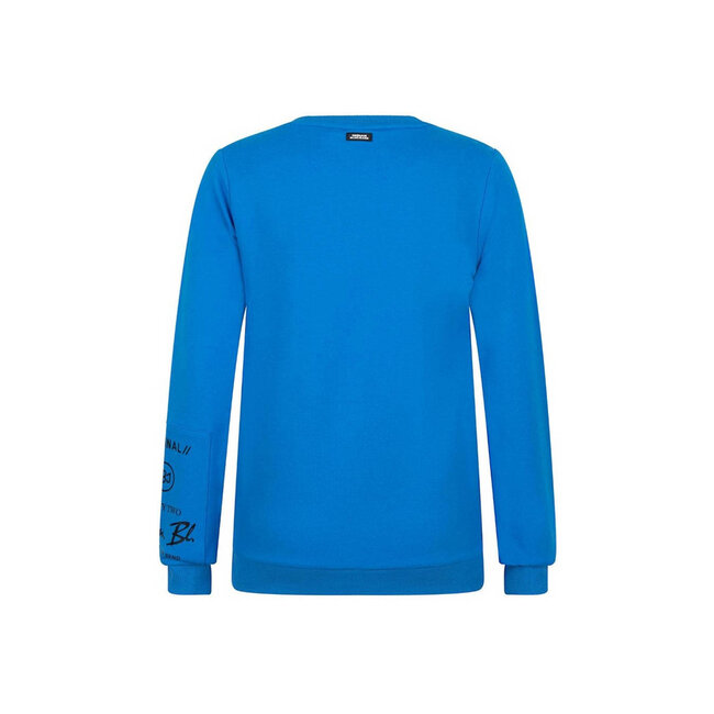 Indian Blue Jeans INDIAN BLUE JEANS IBBW22-4534 CREWNECK SWEATER BLUE