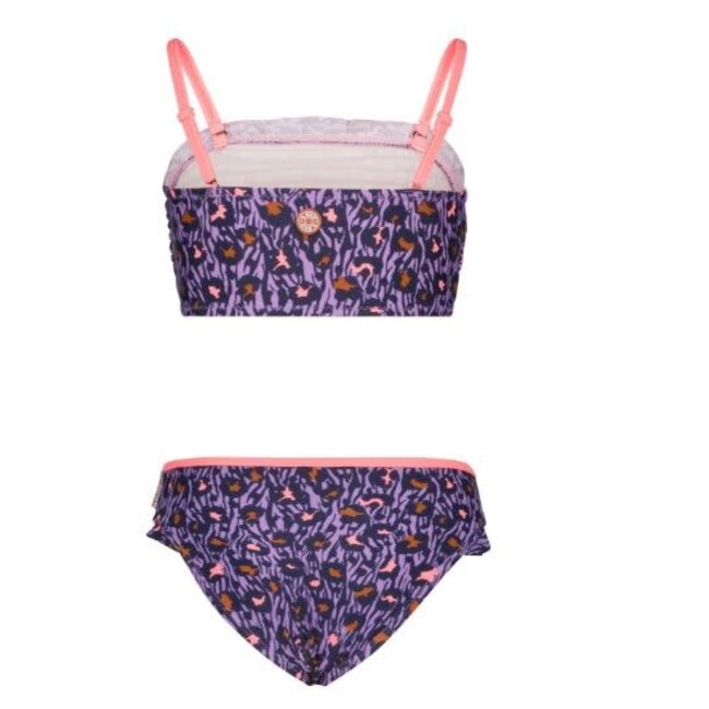 B.nosy B.NOSY Y302-5021-610 BIKINI SMOCKED TOP JOYFULL LILAC LEO