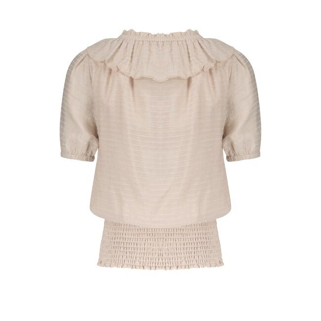 Nobell NOBELL Q303-3103-020 TOMMY BLOUSE PEARLED IVORY