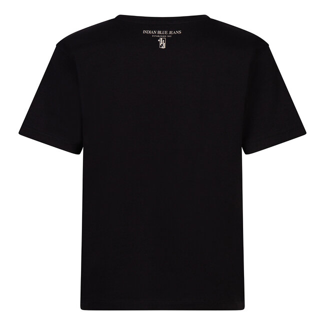 Indian Blue Jeans INDIAN BLUE JEANS IBGW23-3103-999 SHIRT BLACK