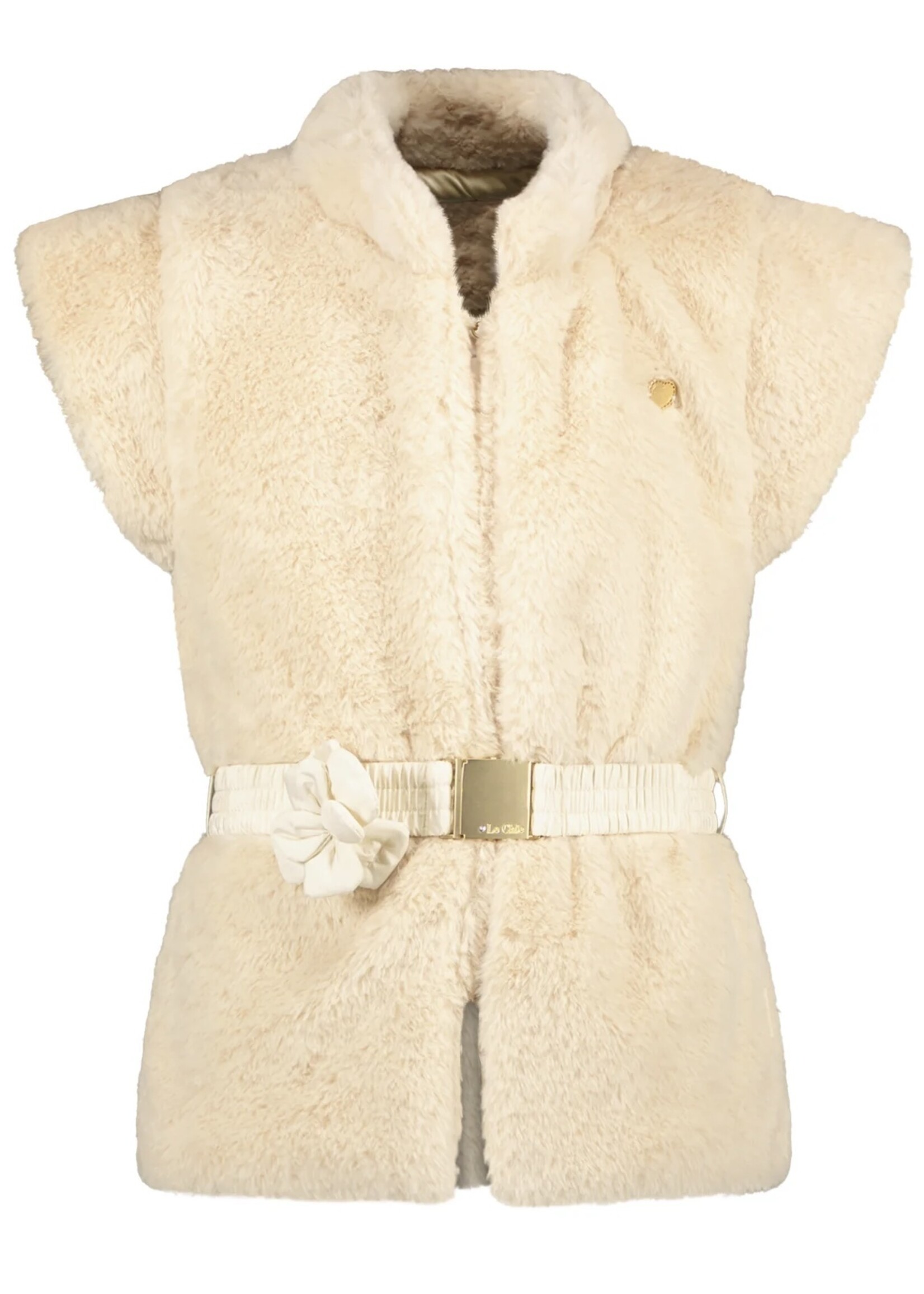 Le Chic LE CHIC C308-5105-008 EMARY GILET PEARLED IVORY