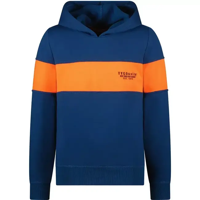 Tygo & Vito TYGO & VITO X308-6332-130 HOODIE HIDDE SPORTY BLUE