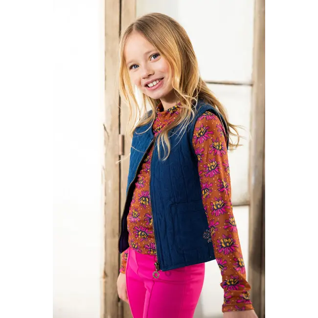 B.nosy B.NOSY Y308-5434-948 OISIN SHIRT FLOWER BROWN