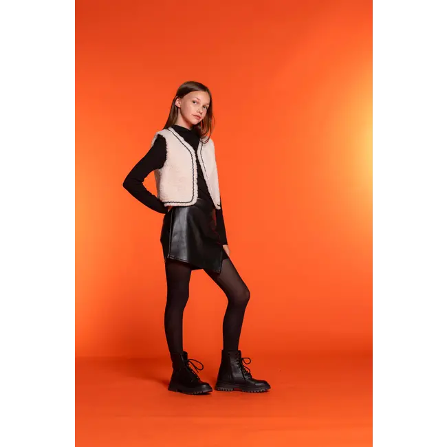 Geisha GEISHA 36531K-19-999 PU SKORT BLACK