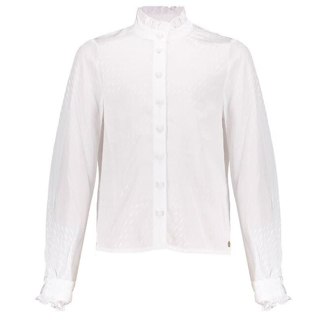 Frankie & Liberty FRANKIE & LIBERTY FL23832 KIM BLOUSE ICE WHITE