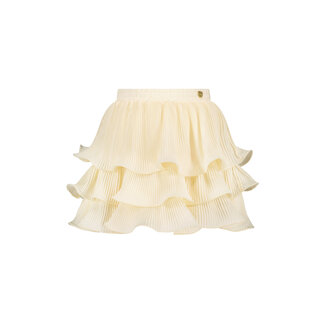 Le Chic LE CHIC C312-5730-008 TESRA PLISEE SKIRT IVORY