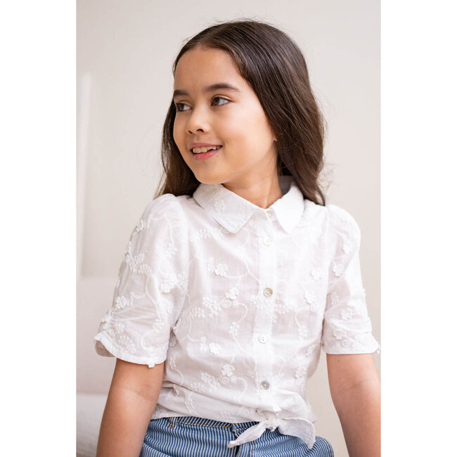 Like Flo LIKE FLO F402-5140-001  BLOUSE OFF WHITE