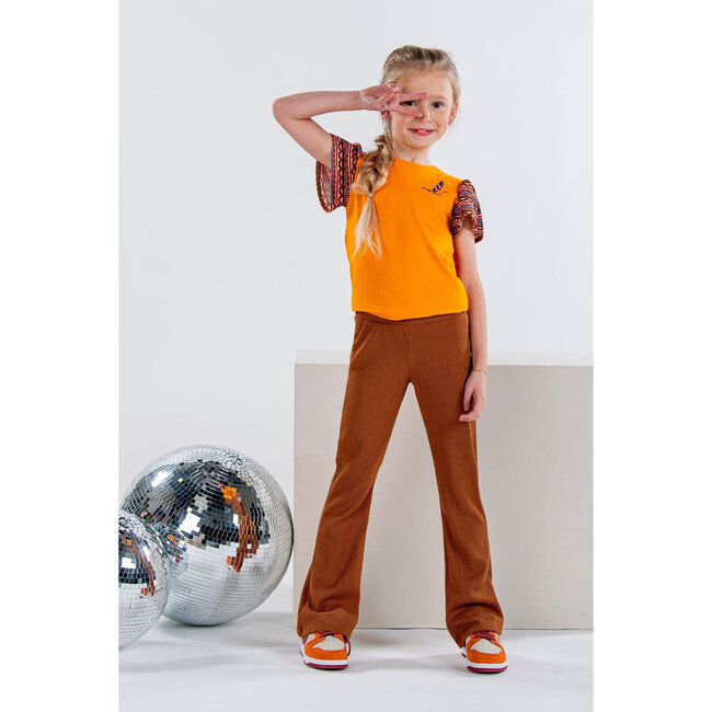 B.nosy B.NOSY Y402-5625-551 IVA FLARED PANTS PEANUT