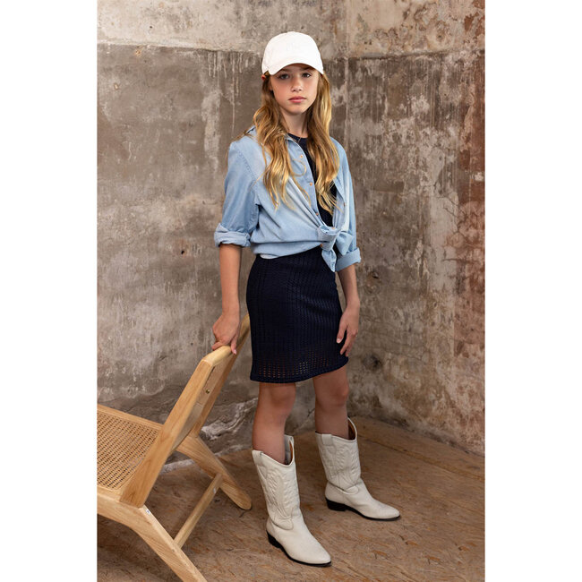 Nobell NOBELL Q402-3801-121 MATIS SINGLET DRESS GREY NAVY