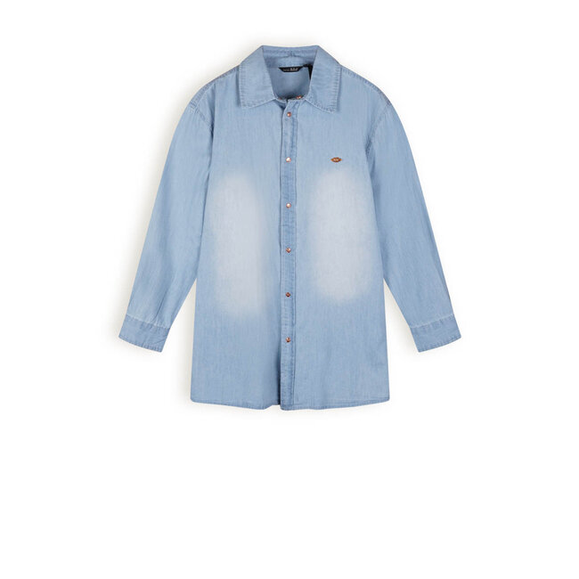 Nobell NOBELL Q402-3103-113  TIMMY DENIM BLOUSE OVERSIZED