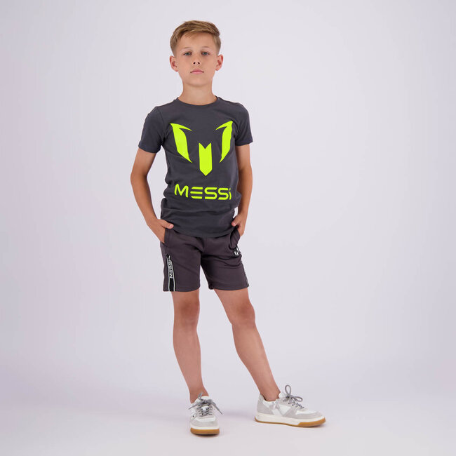 Vingino x Messi VINGINO C113KBN30001-1601 LOGO TEE METALLIC GREY