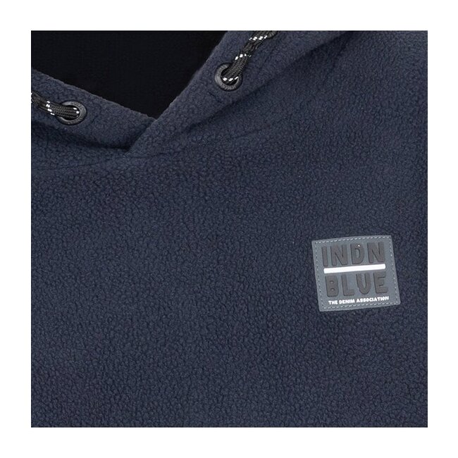 Indian Blue Jeans INDIAN BLUE JEANS IBBW24-4572-7790 ZIPPER TEDDY SCUBBA NAVY