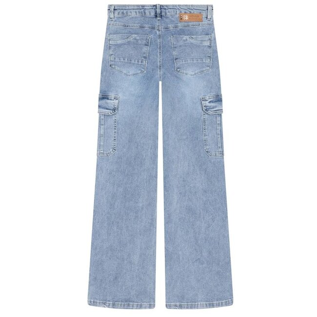 Indian Blue Jeans INDIAN BLUE JEANS IBGW24-2125-7775 CARGO WIDE FIT LIGHT BLUE