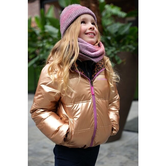 B.nosy B.NOSY Y408-5210-564 JACKY REVERSIBLE JACKET LEOPARD