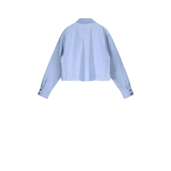 Like Flo LIKE FLO F408-3130-181 CASSY SHORT BLOUSE DENIM