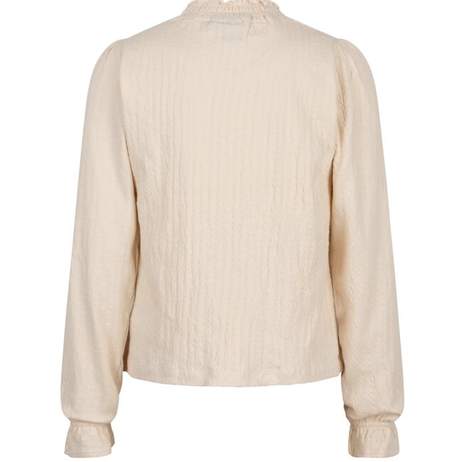 Indian Blue Jeans INDIAN BLUE JEANS IBGW24-3011-2020 LONGSLEEVE LCA SANDSHELL