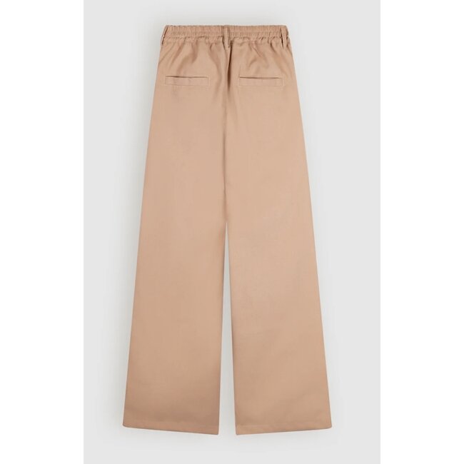 Nobell NOBELL Q408-3602-427 SAYLA TWILL PALAZO PANTS ROSY SAND