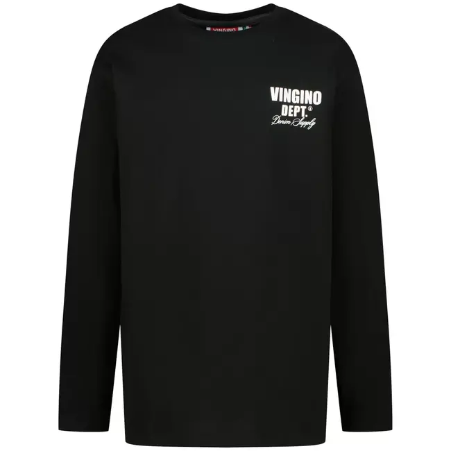 Vingino VINGINO AW24KBN30012-944 BASIC LOGO TEE DEEP BLACK