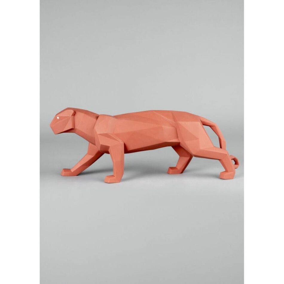 Lladró Panther Figurine.