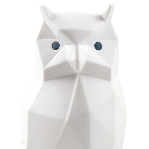 Lladró Owl Figurine. White