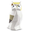 Owl Figurine White / Green