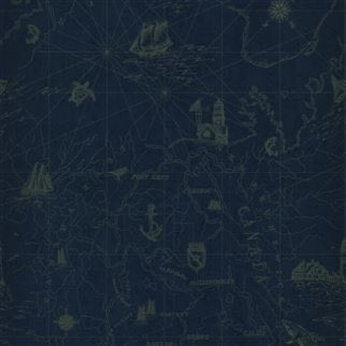 Ralph Lauren Home Searsport Map Royal