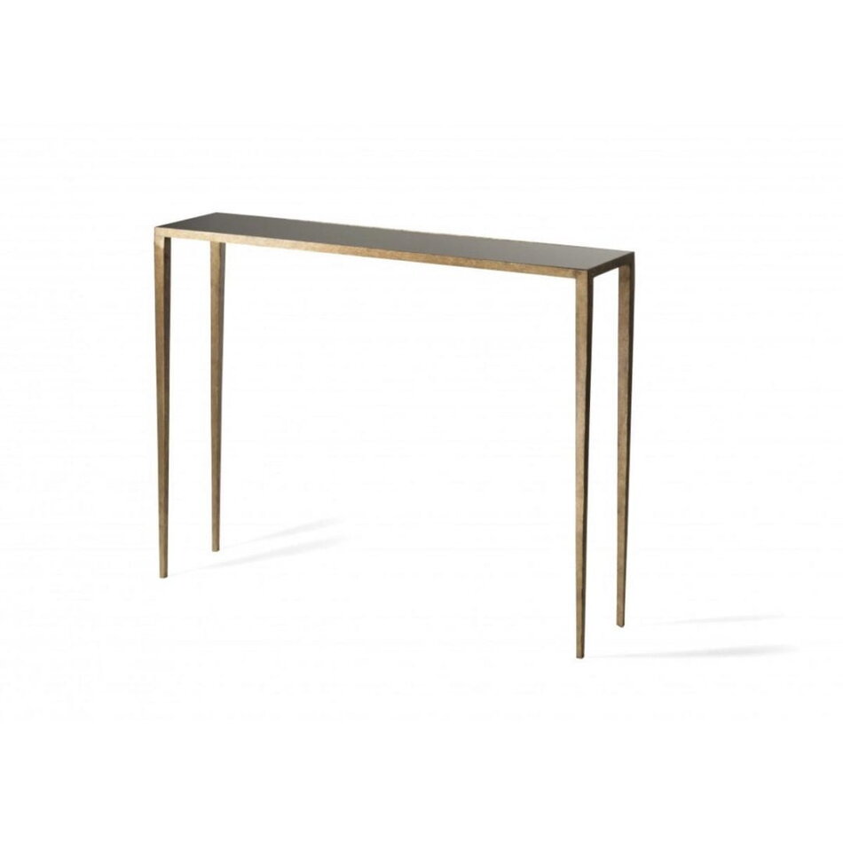 Porta Romana Small Salvatore Console Table French Brass