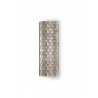 Escher Wall Light Decayed Silver