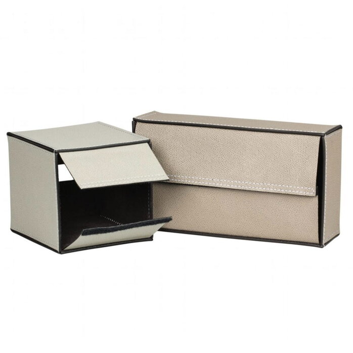 Giobagnara Ready Tissue Holder with Bottom Leather Flaps HA103