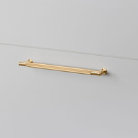 Meubelgreep in Goud Messing met Linear Patroon