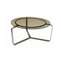 Lora Coffeetable Round Glass
