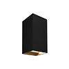 Inlet Wall Up/Down - Black, inside gold