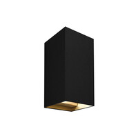 Inlet Wall Up/Down - Black, inside gold