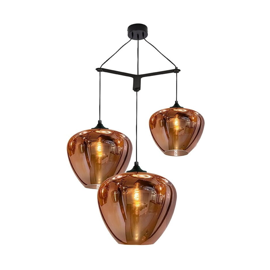 Maretti Lighting Tulip Pendant 3 L - Copper